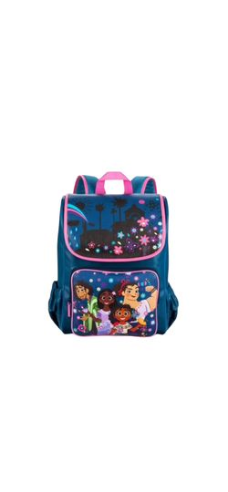 Disney  Encanto Backpack  16 Inch - Pink Trim - Mirabel, Luisa, Isabela-New