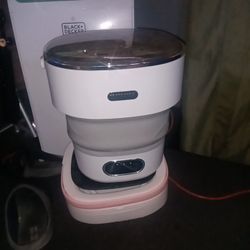 Foldable Washing Machine And spinner 