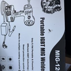 New - Handheld MIG Welder Machine 110V, 20-120A Flux Core Portable Welding Machine Portable Flux MIG Welding Machine Gasless MIG Welding Equipment