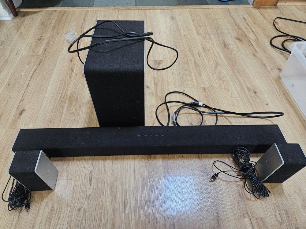 VIZIO SB36512-F6 36” 5.1.2 Channel Home Theater Surround Sound Bar with Dolby Atmos Wireless Subwoofer,Bluetooth,Chromecast built-in,Works with Google