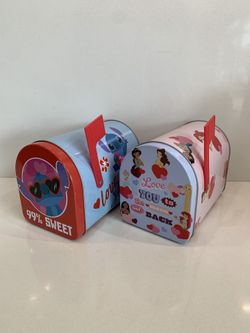 Mini Mail Box Tin Can Disney 