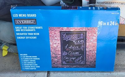 LED Write On Message Board 16"x24" NEW