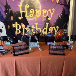 Halloween /birthday banner 