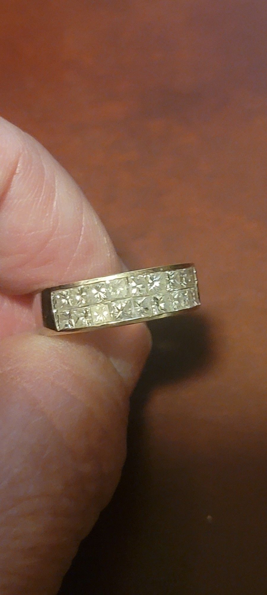 Wedding Band 14k Real Diamonds