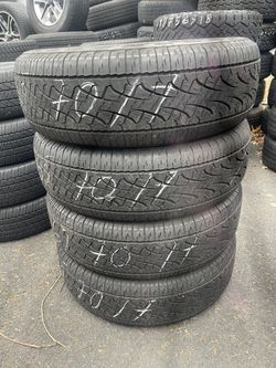 265/70/17 Pirelli set of matching used tires in great condition 250$ for 4 tires plus tax.  Mount available but not included  Wheel alignment availabl