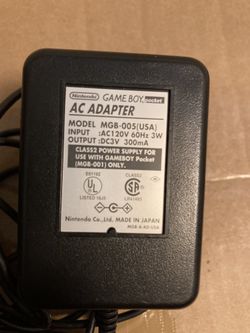Nintendo Gameboy AC Adapter