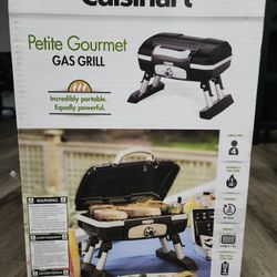 UPDATE!! Cuisinart  Portable Propane, Petite Gourmet Gas Grill, Black