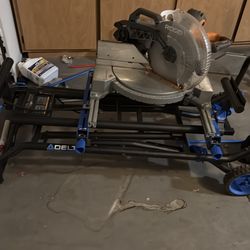 Rigid  12 inch compound miter bi-level