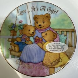 NEW Vintage 22k Gold Trimmed Mother’s Day Plate 