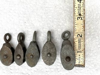 Antique Rope Pulleys