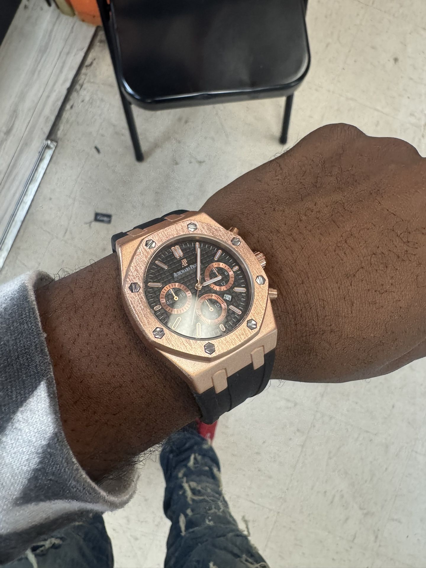 Men’s Rose Gold Watch New