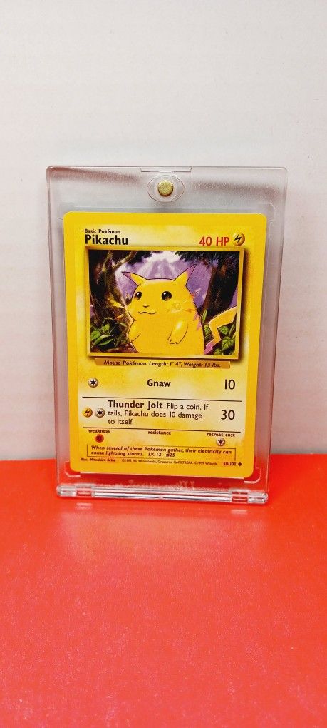 Pokémon Card Pikachu 1990's Great Condition