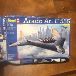 Arado Ar. E 555 Model aircraft by Revell Airplane Jet