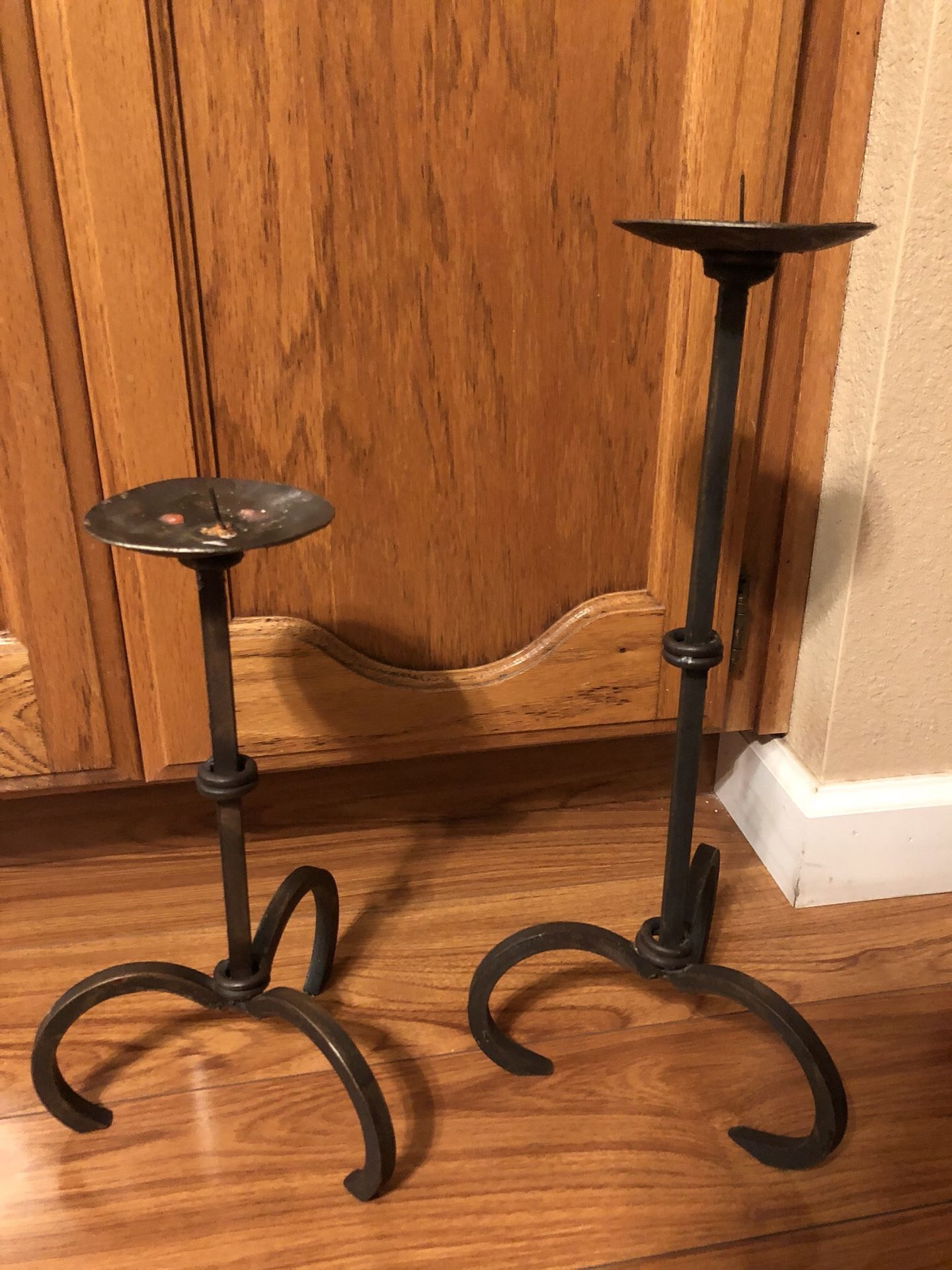 Metal Candle Holder 16” 12”