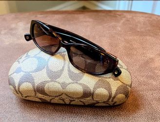 New Coach Hope Dark Tortoise Sunglasses