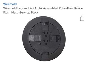 Wire mold Poke through device