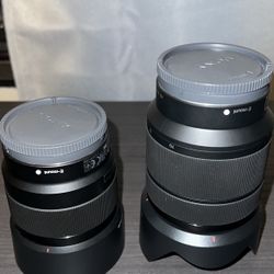 Sony FE 50mm f/1.8 Sony FE 28-70mm f/3.5-5.6 