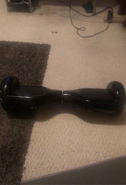 Black Hoverboard with charger