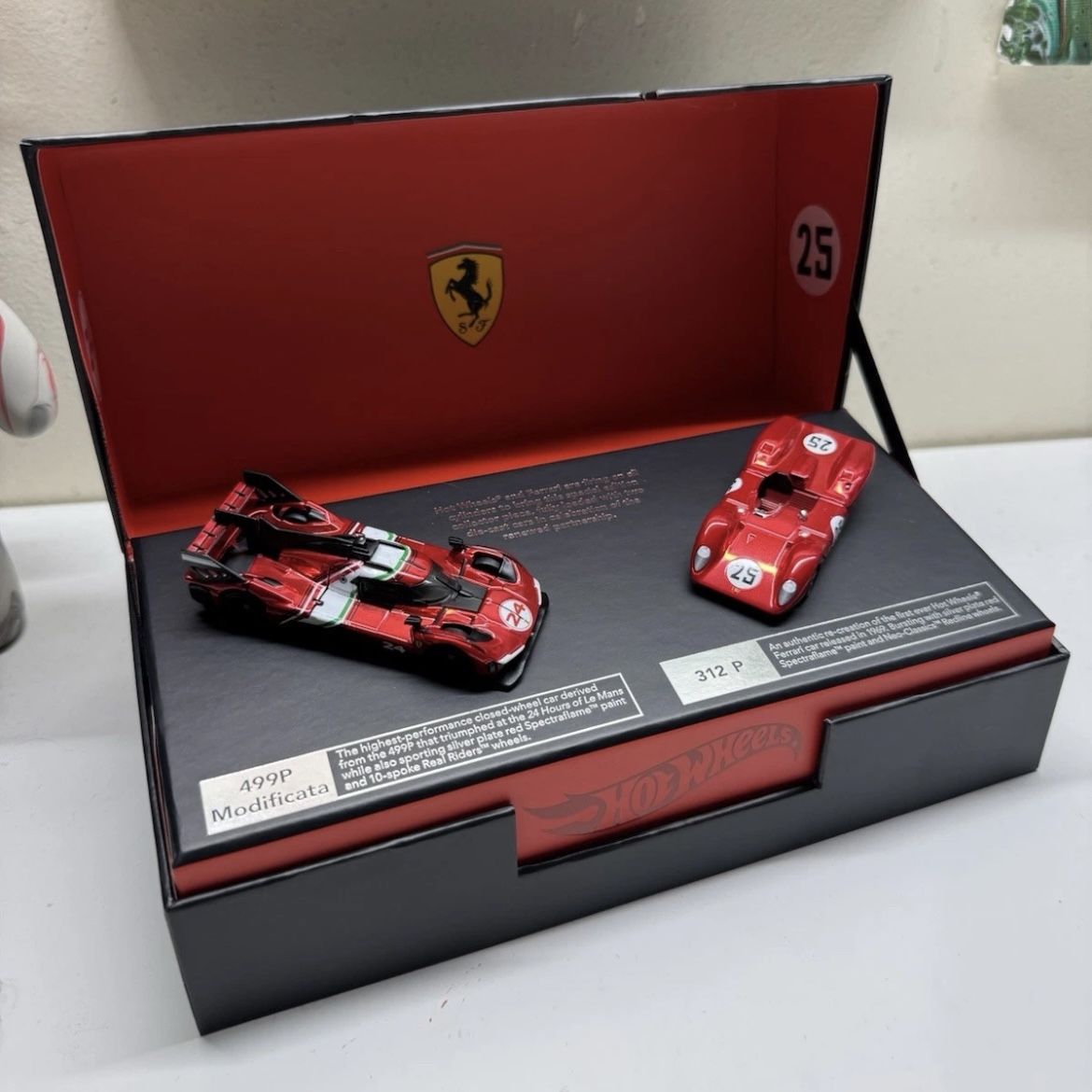 Hot Wheels Ferrari Heritage RLC Set 312P And 499P & Circuit Legends 499P