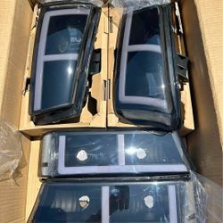 03-06 Chevy Silverado|04-06 Avalanche LED Headlights Faros Calaveras Micas Luces 