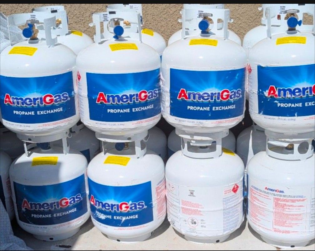New Propane FULL Tanks, RECERTIFIED And REFILLED 