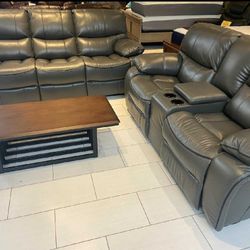 ALL SOFA AND LOVESEAT SETS JUST $1099!!! ADD THE RECLINER FOR $399!!! 