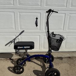 KneeRover Hybrid Knee Scooter w/ Basket – Knee Walker for Foot or Ankle Surgery Recovery