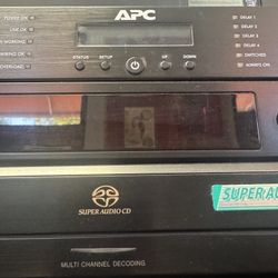 Amplifier / Rack Power Filter /SONY Disc Player/surge
