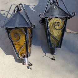Rod Iron Antique Post Lamps