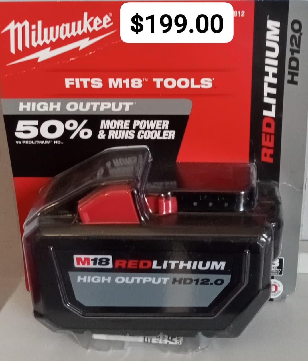 Milwaukee 12. 0 Battery