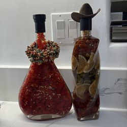 Decor bottles $25. For both .