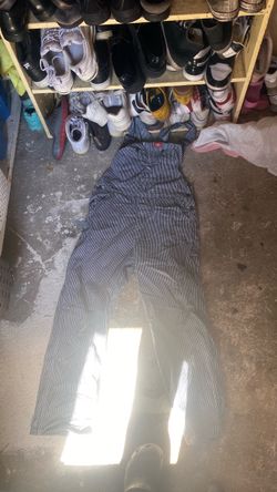 Striped Dickies Overalls