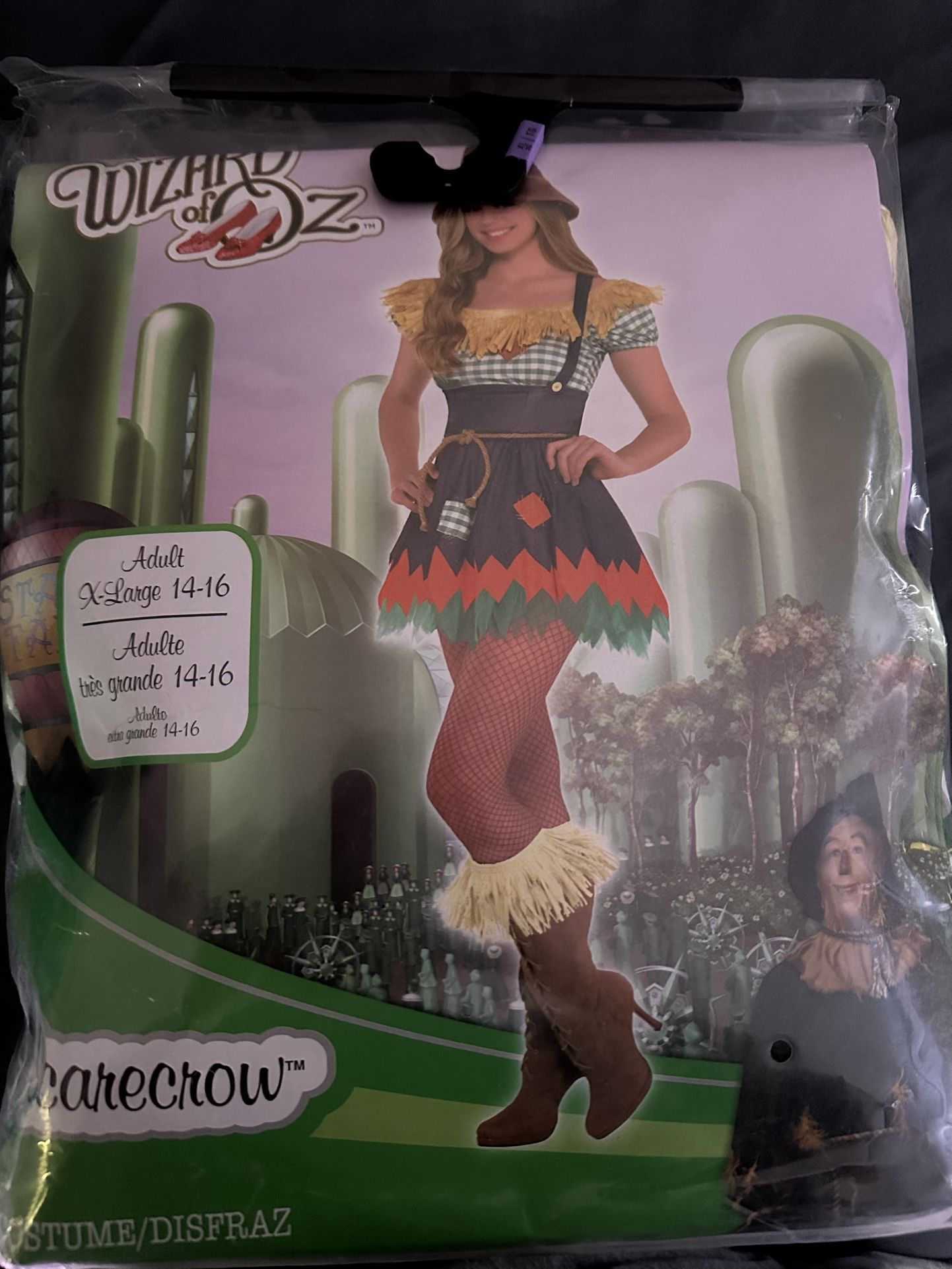 Wizard of Oz Scarecrow Costume (Adult Extra Large 14-16)