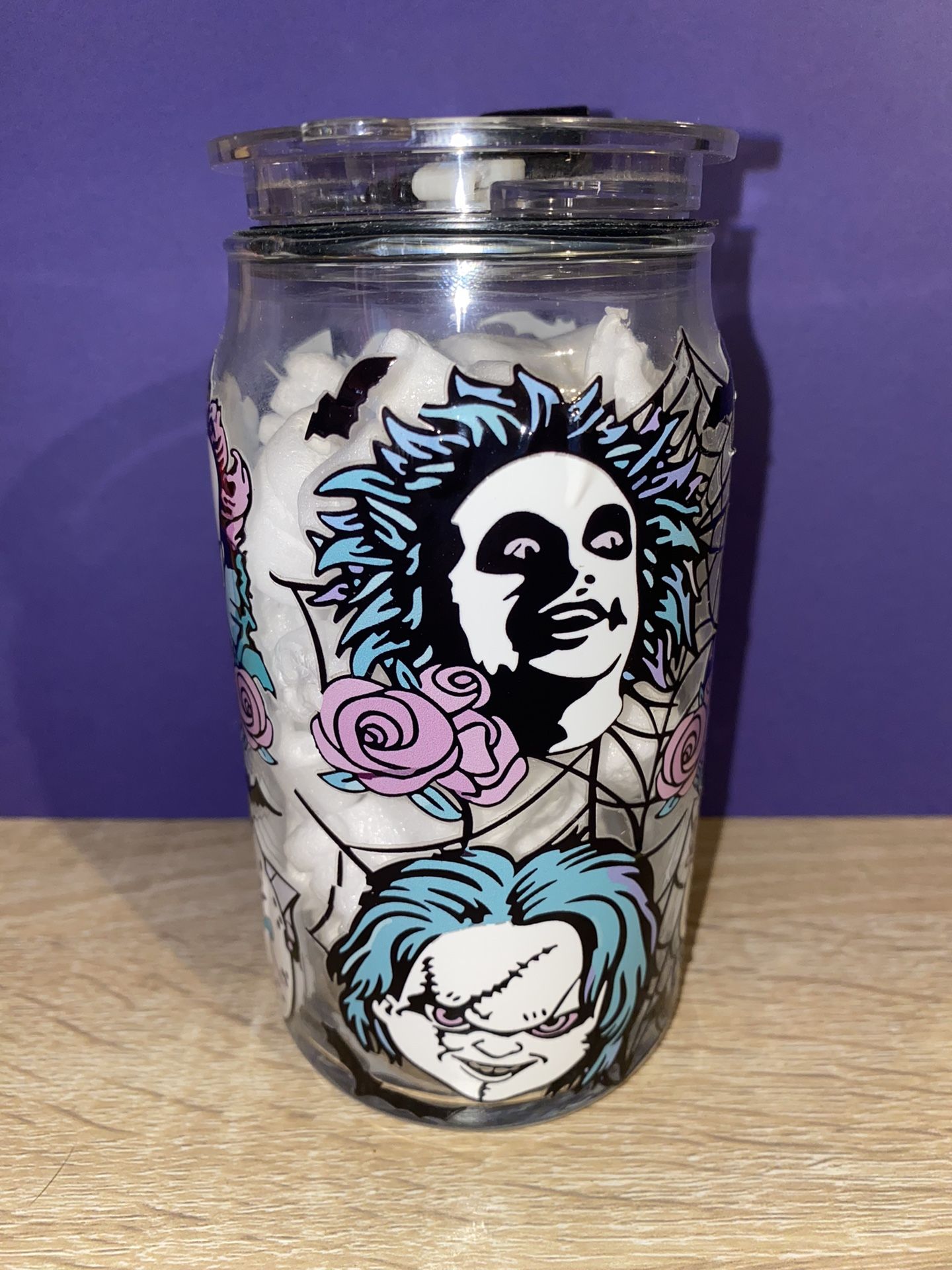 Halloween Glass Cup