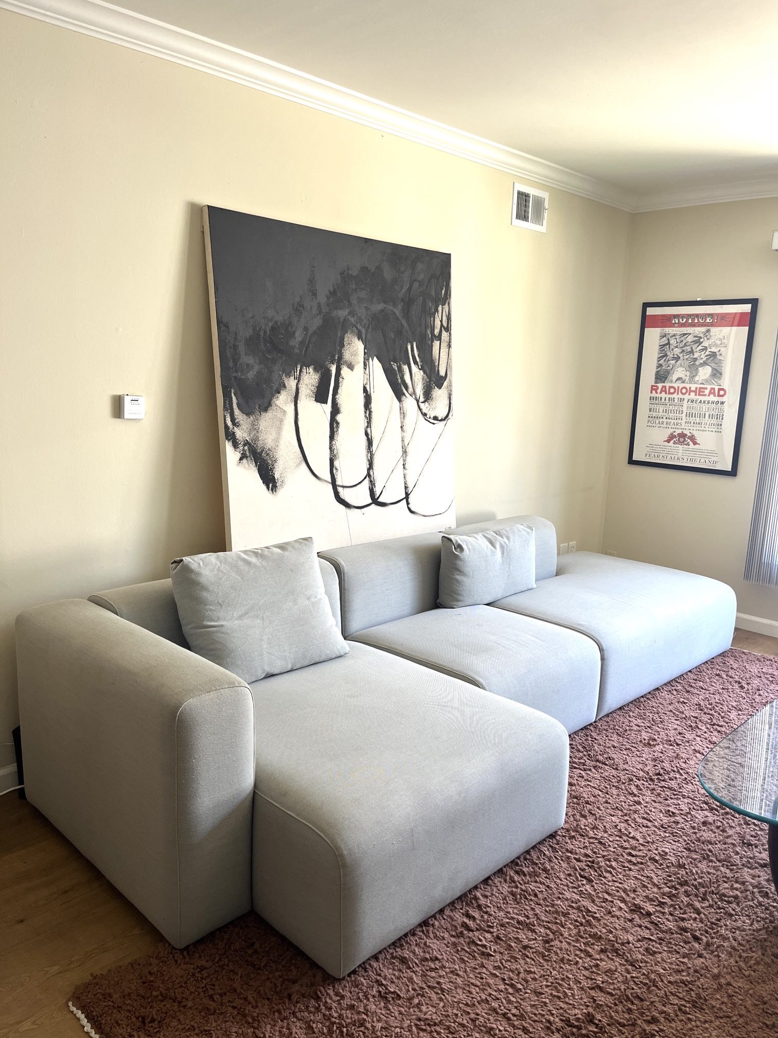 HAY - MAGS SOFT LOW ONE-ARM WIDE SECTIONAL