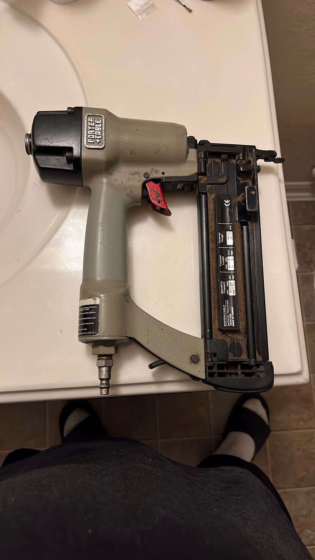 Porter Cable Nail Gun 18 Gauge