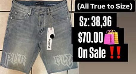 Purple jorts Sz 38w, 36w