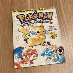 Pokemon Nintendo 1999 Player’s guide with stickers vintage