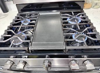 Gas range oven