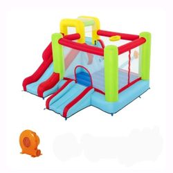 Bounce House with Slide and Air Blower