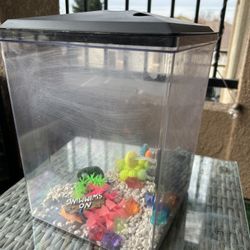 Fish Tank With Accessories 
