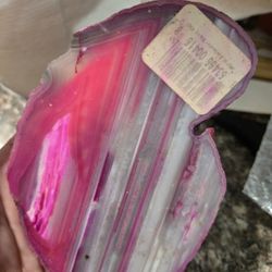 FREE - Crystal Geode Slice Drink Coaster Rock Gym Stone