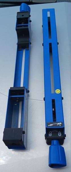 NEW 2 BLUE DELTA MITER SAW STAND MOUNTING BRACKETS RETAILS FOR $91 *SEE ALL PHOTOS*