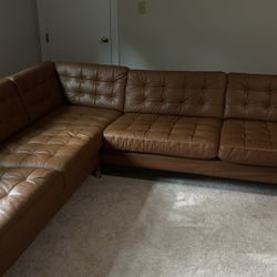 Sectional Sofa - golden brown 