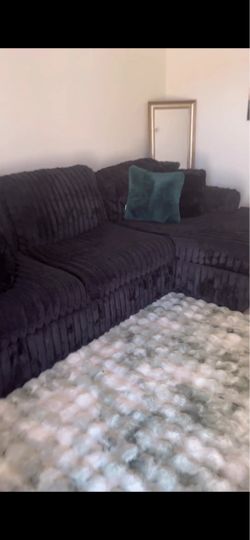 Black sectional