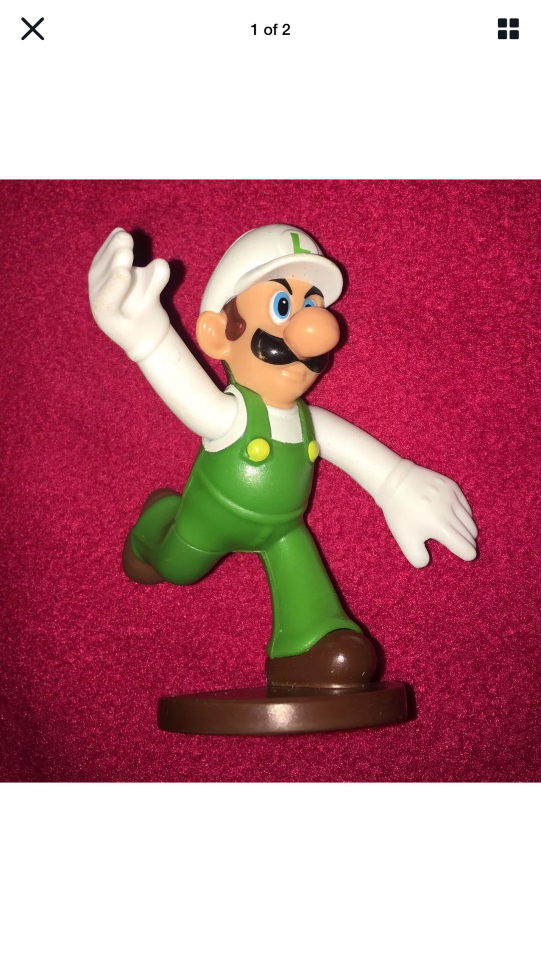 Super Mario Luigi Nintendo rare action figure statue vintage