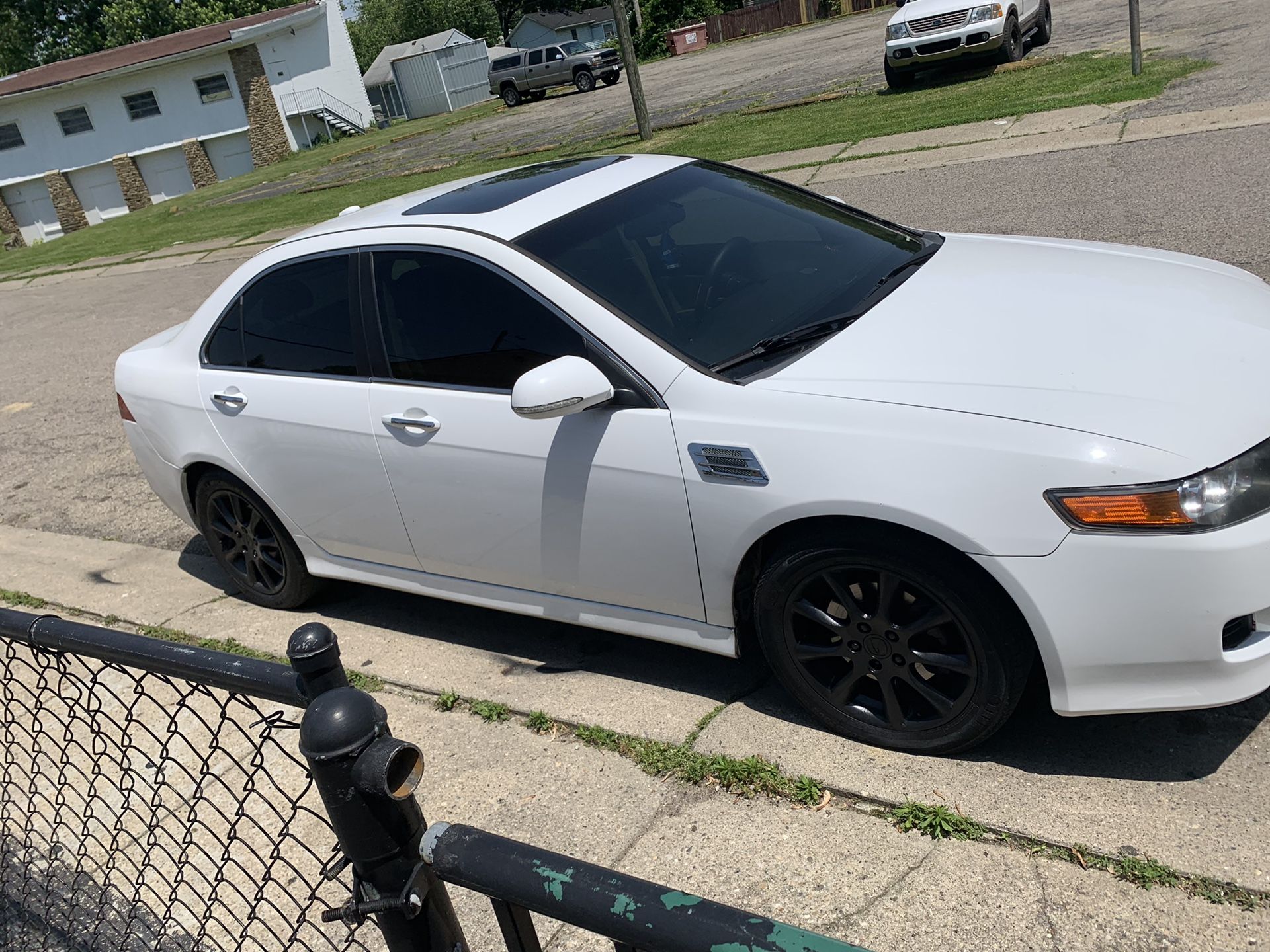 06 tsx black wheels