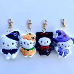 Sanrio Hello Kitty Halloween Plush Keychains