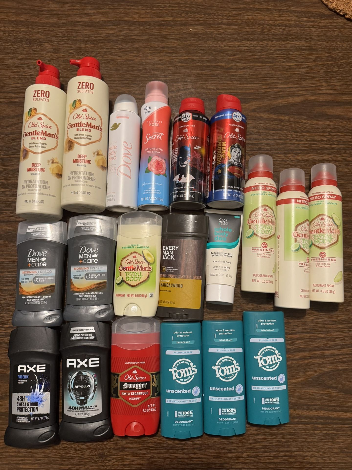 deodorant $5 each