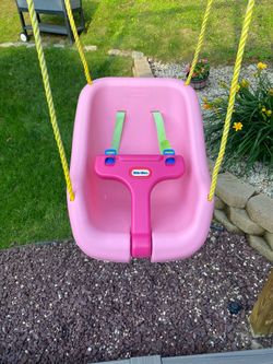 2 Pink Little Times toddler swings